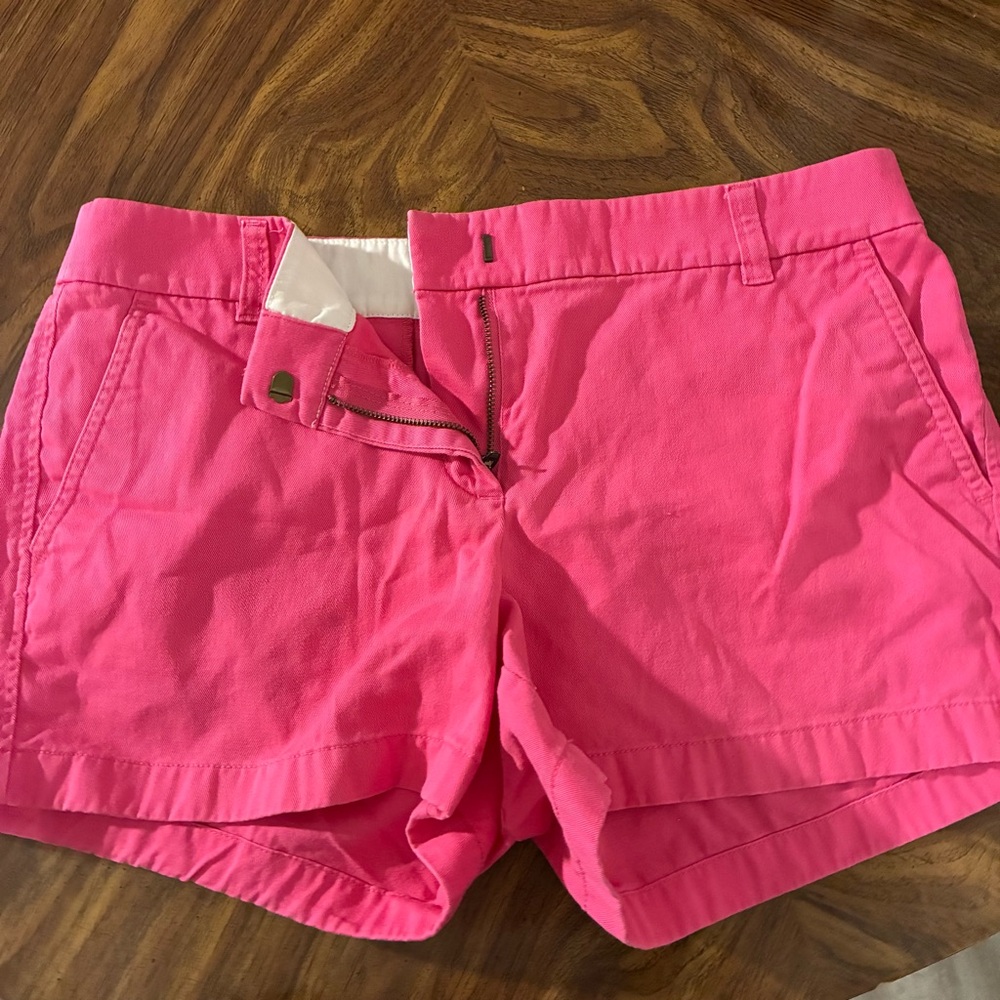 J. Crew Bright Pink Shorts